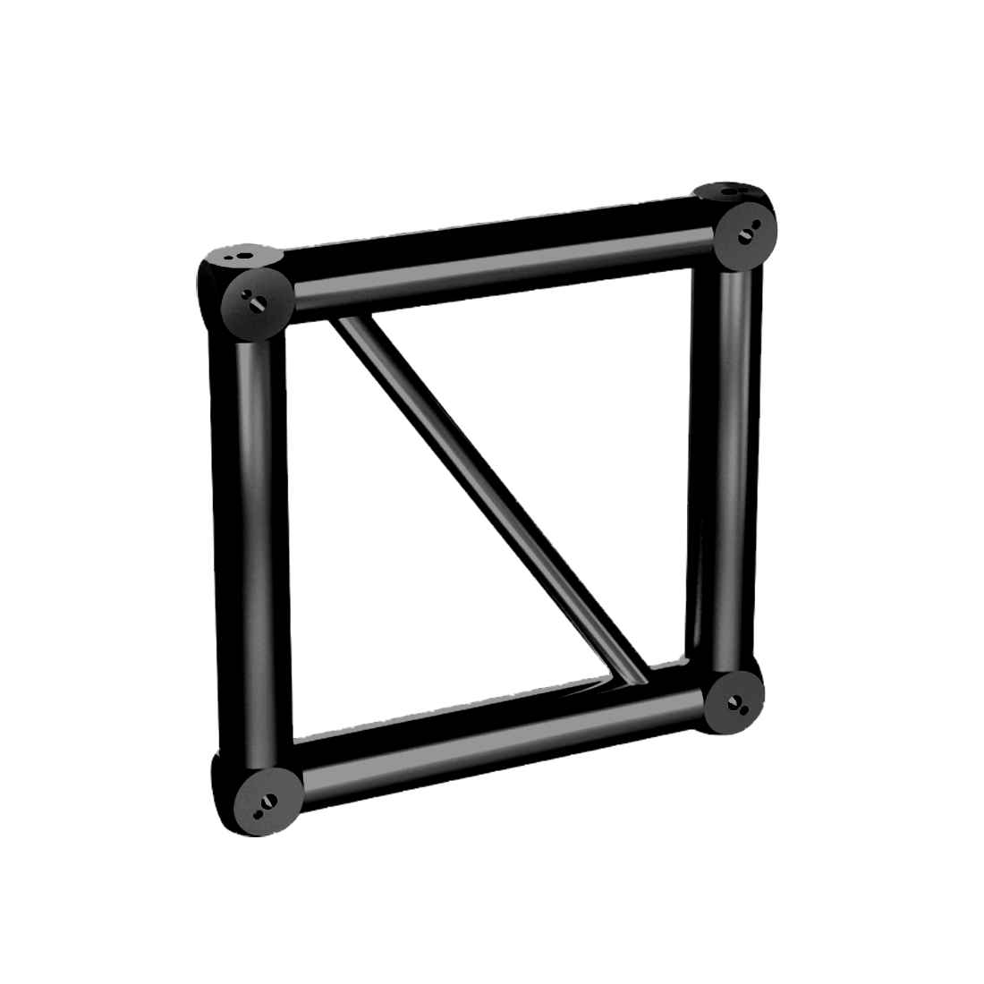 DuraTruss DT 44/3-DT42/3 Adapter Frame Black – firkanttruss i DT 44/3 Black-serien